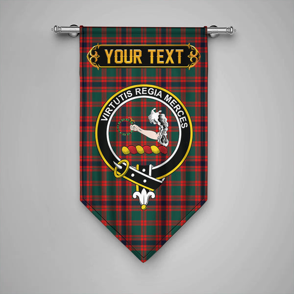 Scottish Skene Modern Clan Crest Tartan Gonfalon Custom Personalized Tartan Plaid