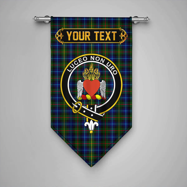 Scottish Smith Modern Clan Crest Tartan Gonfalon Custom Personalized Tartan Plaid