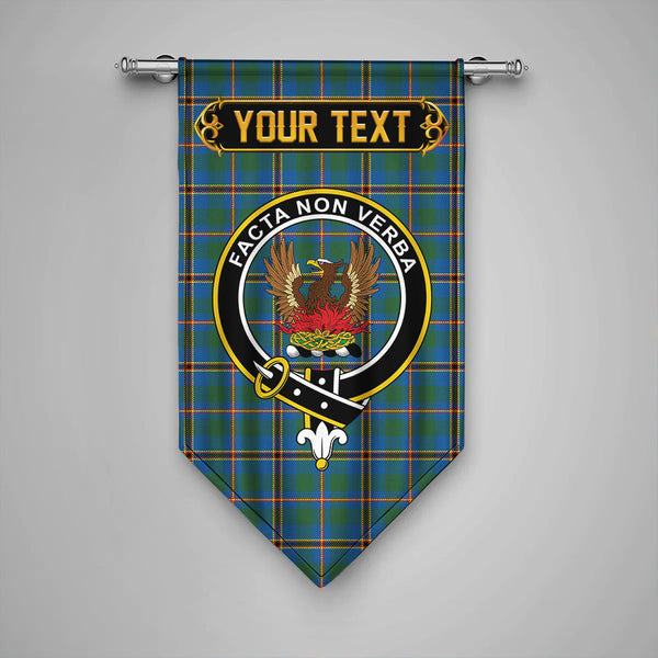 Scottish Snodgrass Modern Clan Crest Tartan Gonfalon Custom Personalized Tartan Plaid