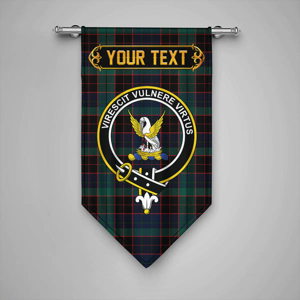 Scottish Stewart Old Modern Clan Crest Tartan Gonfalon Custom Personalized Tartan Plaid