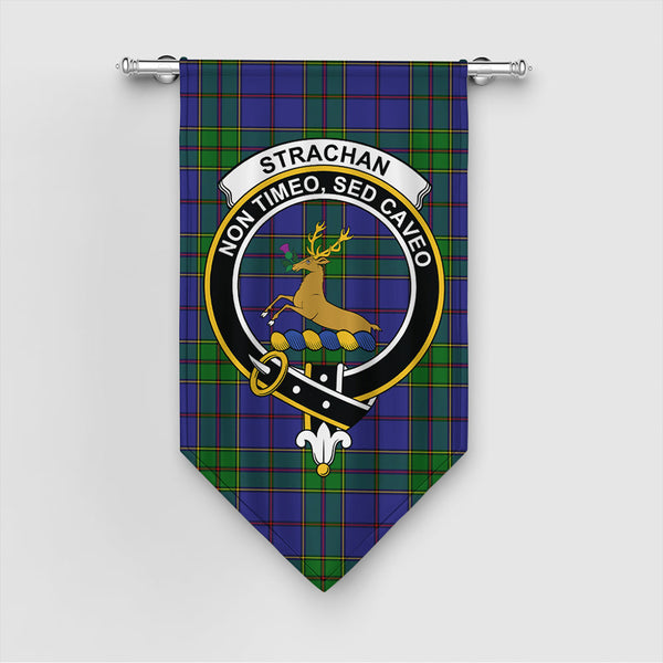 Scottish Strachan Clan Tartan Gonfalon Tartan Plaid