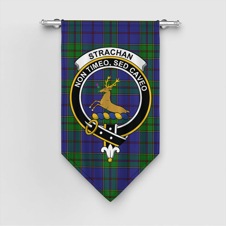 Scottish Strachan Clan Tartan Gonfalon Tartan Plaid