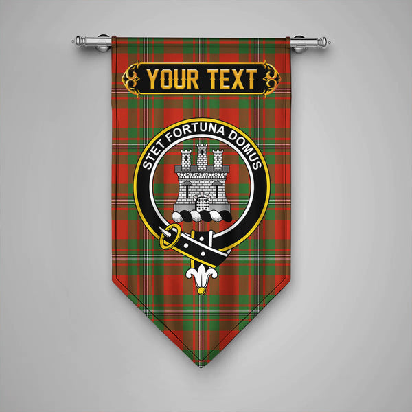 Scottish Strang Modern Clan Crest Tartan Gonfalon Custom Personalized Tartan Plaid