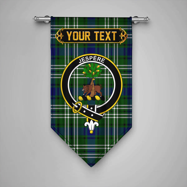 Scottish Swinton Clan Crest Tartan Gonfalon Custom Personalized Tartan Plaid