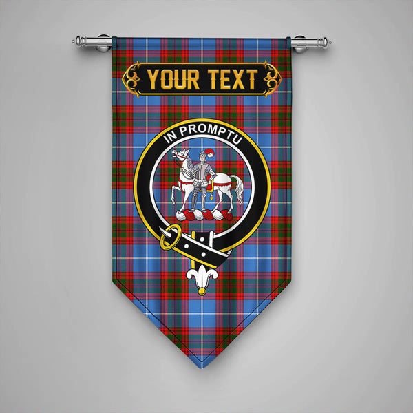 Scottish Trotter Clan Crest Tartan Gonfalon Custom Personalized Tartan Plaid