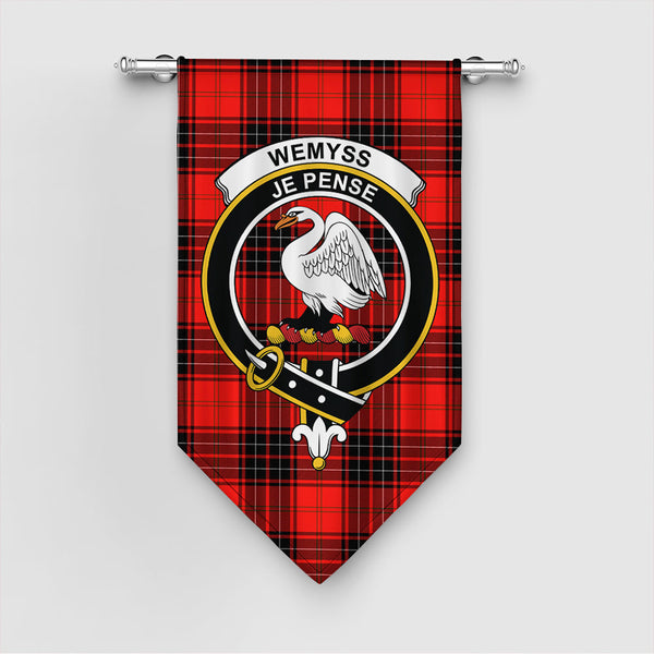 Scottish Wemyss Modern Clan Tartan Gonfalon Tartan Plaid
