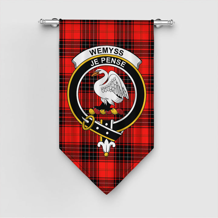 Scottish Wemyss Modern Clan Tartan Gonfalon Tartan Plaid