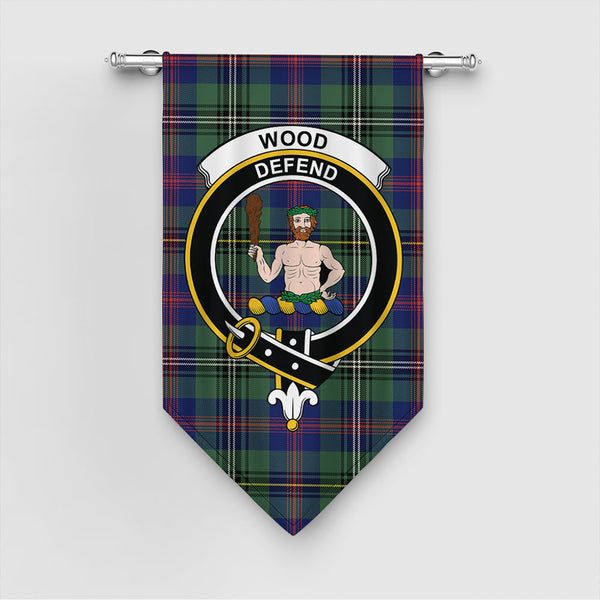Scottish Wood Modern Clan Tartan Gonfalon Tartan Plaid