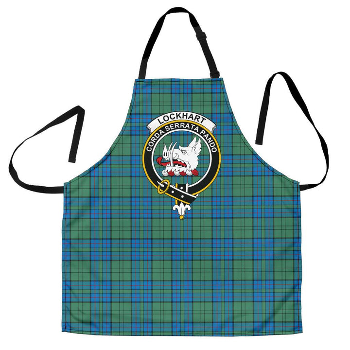 Scottish Lockhart Clan Crest Tartan Apron Tartan Plaid 1