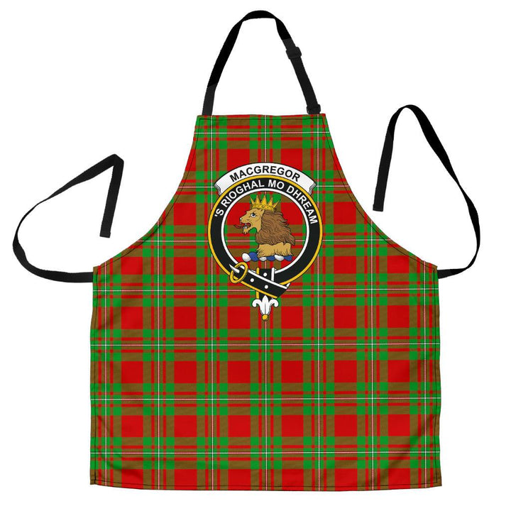 Scottish MacGregor Modern Clan Crest Tartan Apron Tartan Plaid 1