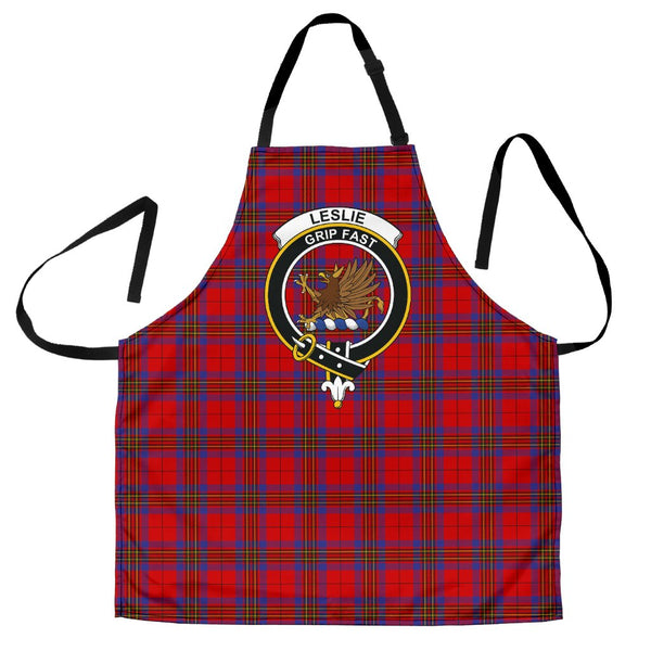 Scottish Leslie Modern Clan Crest Tartan Apron Tartan Plaid 1