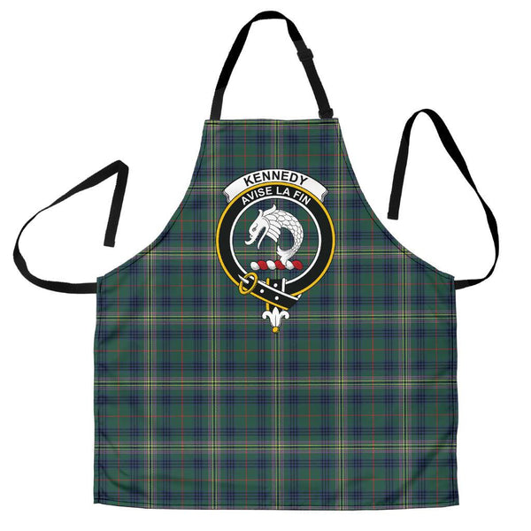 Scottish Kennedy Modern Clan Crest Tartan Apron Tartan Plaid 1