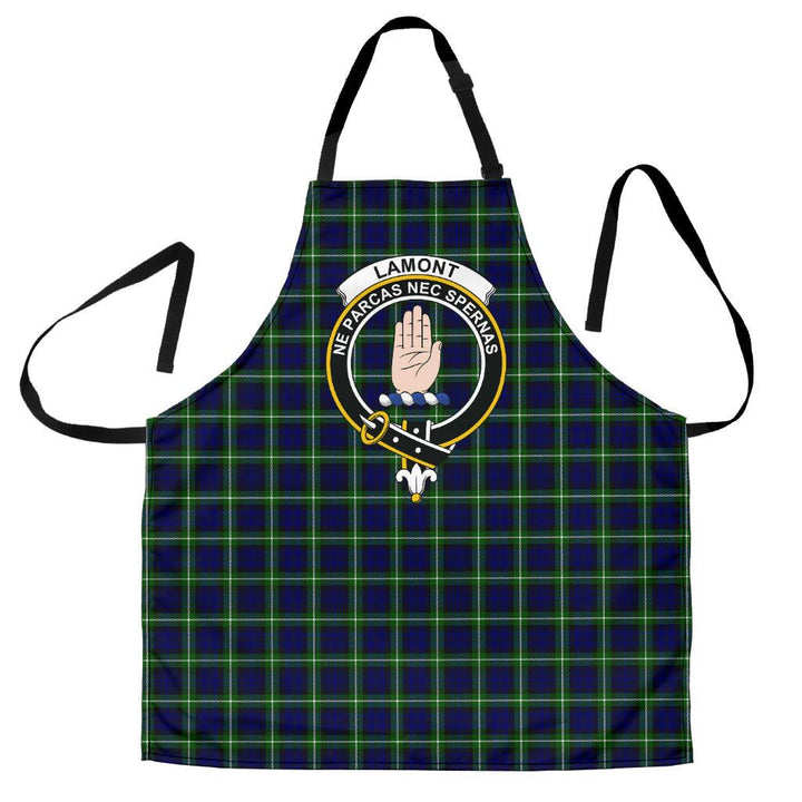 Scottish Lamont Modern Clan Crest Tartan Apron Tartan Plaid 5