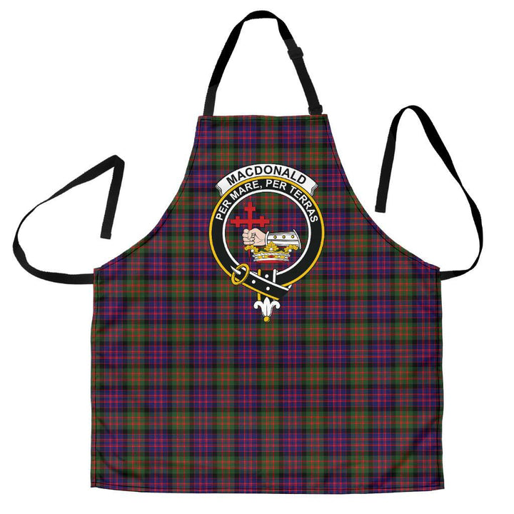 Scottish MacDonald Modern Clan Crest Tartan Apron Tartan Plaid 5