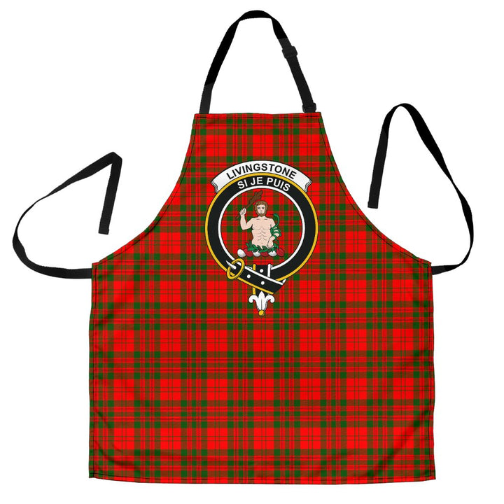 Scottish Livingstone Modern Clan Crest Tartan Apron Tartan Plaid 5