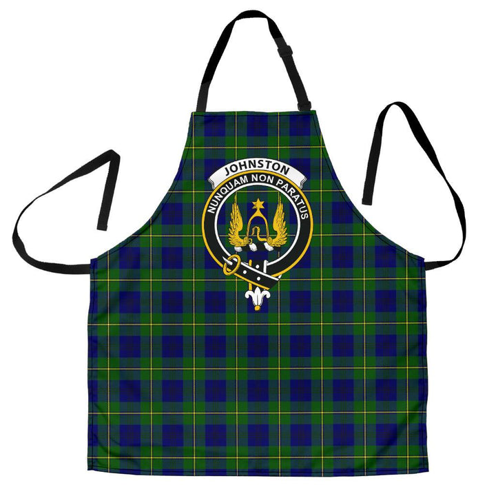 Scottish Johnston Modern Clan Crest Tartan Apron Tartan Plaid 5