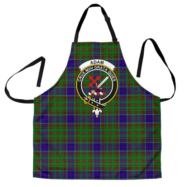 Scottish Adam Clan Crest Tartan Apron Tartan Plaid 1
