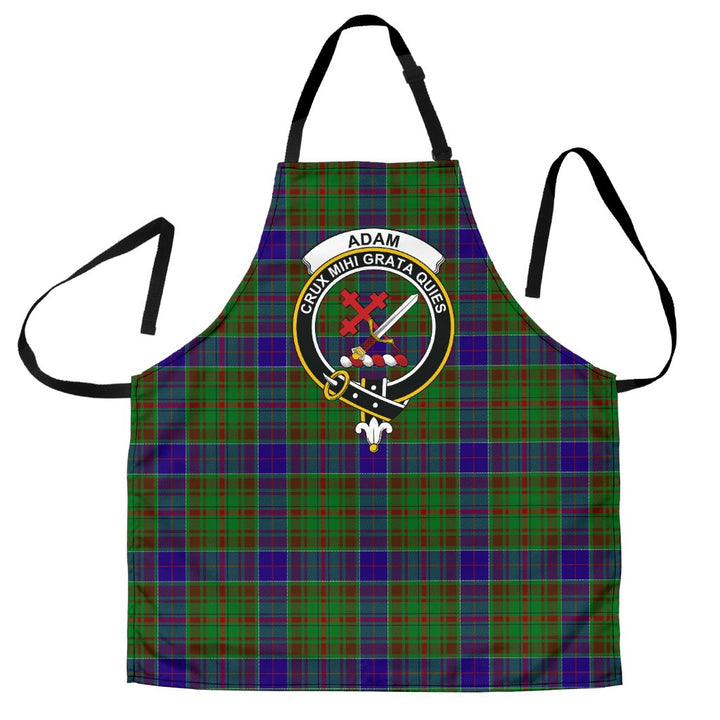 Scottish Adam Clan Crest Tartan Apron Tartan Plaid 1