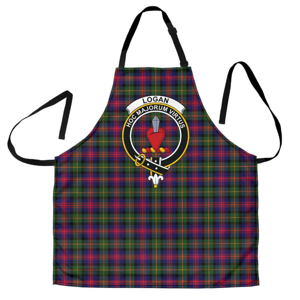 Scottish Logan Modern Clan Crest Tartan Apron Tartan Plaid 1