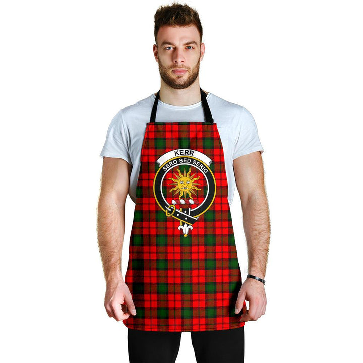 Scottish Kerr Modern Clan Crest Tartan Apron Tartan Plaid 6