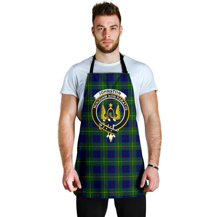 Scottish Johnston Modern Clan Crest Tartan Apron Tartan Plaid 6