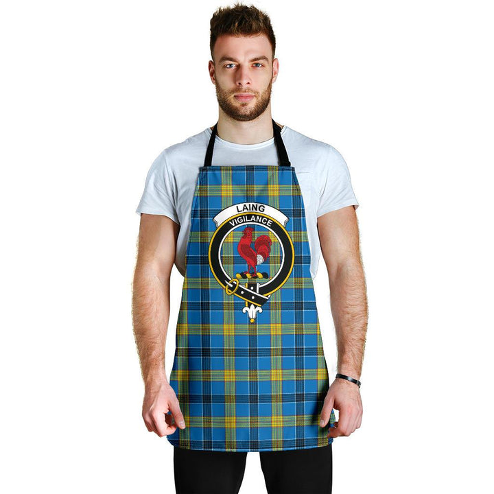 Scottish Laing Clan Crest Tartan Apron Tartan Plaid 6