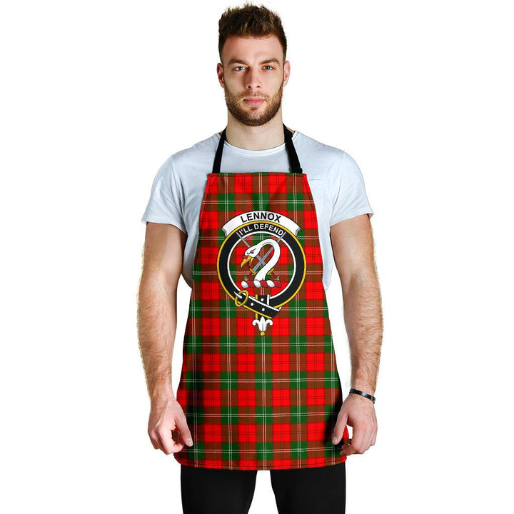Scottish Lennox Modern Clan Crest Tartan Apron Tartan Plaid 6