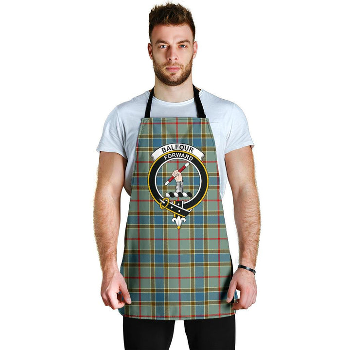 Scottish Balfour Blue Clan Crest Tartan Apron Tartan Plaid 6