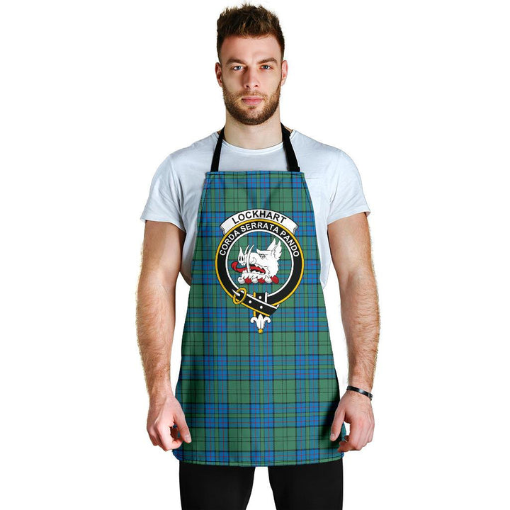 Scottish Lockhart Clan Crest Tartan Apron Tartan Plaid 6
