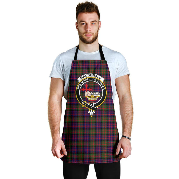 Scottish MacDonald Modern Clan Crest Tartan Apron Tartan Plaid 6