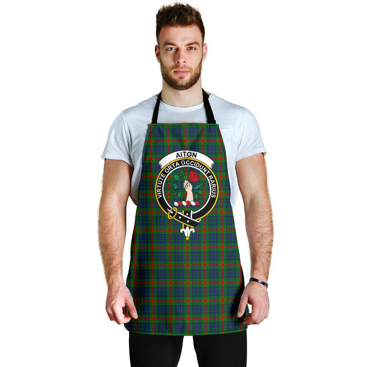 Scottish Aiton Clan Crest Tartan Apron Tartan Plaid 6