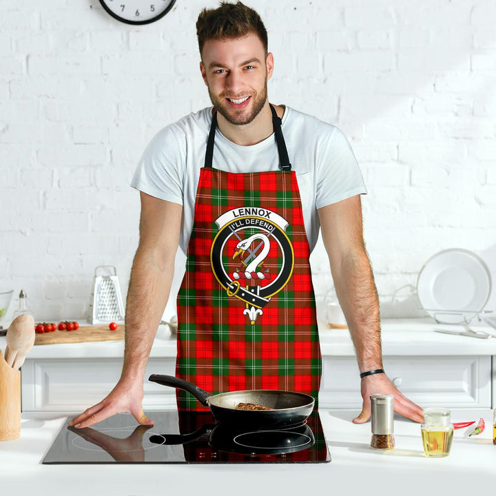 Scottish Lennox Modern Clan Crest Tartan Apron Tartan Plaid 7