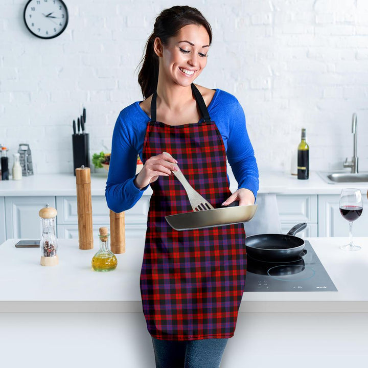 Scottish Brown Modern Clan Tartan Apron Tartan Plaid 2