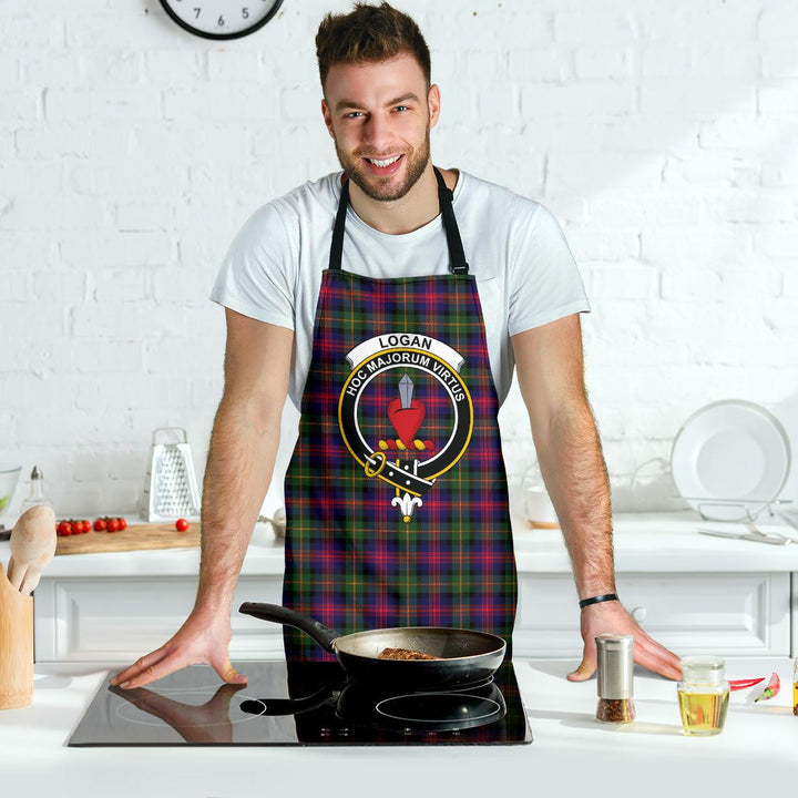 Scottish Logan Modern Clan Crest Tartan Apron Tartan Plaid 7