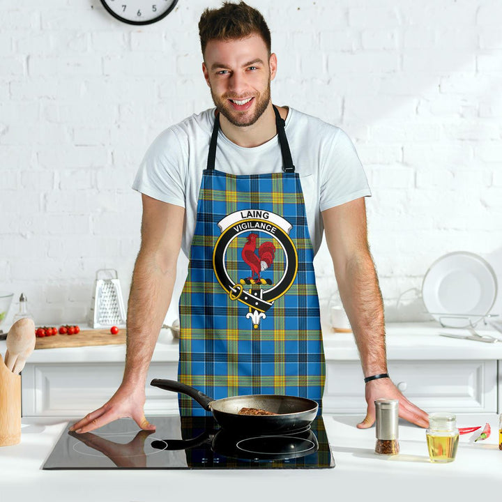 Scottish Laing Clan Crest Tartan Apron Tartan Plaid 7