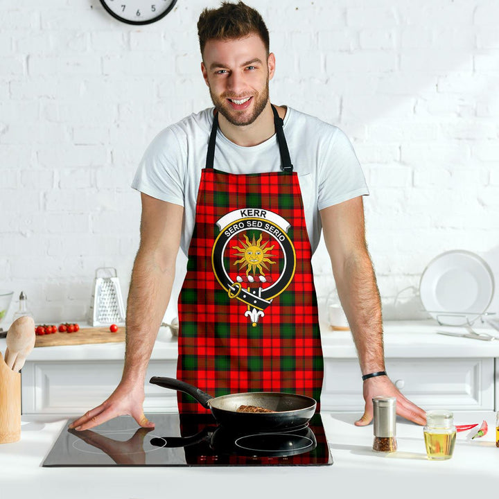 Scottish Kerr Modern Clan Crest Tartan Apron Tartan Plaid 7