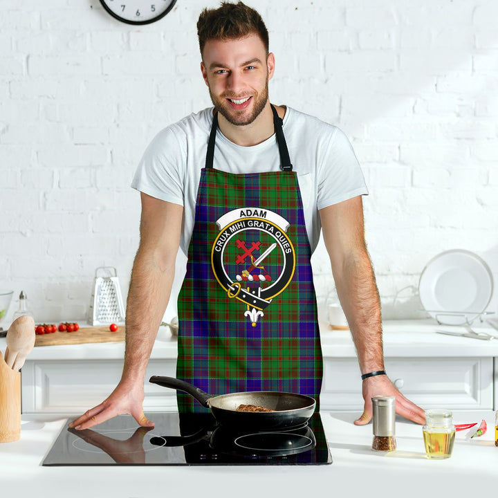 Scottish Adam Clan Crest Tartan Apron Tartan Plaid 7