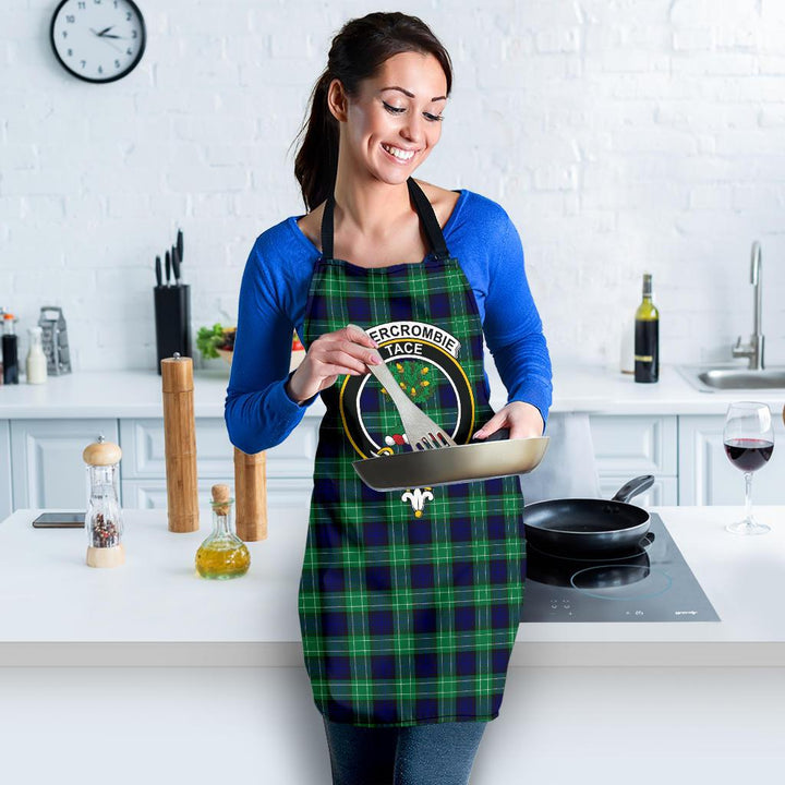 Scottish Abercrombie Clan Crest Tartan Apron Tartan Plaid 2
