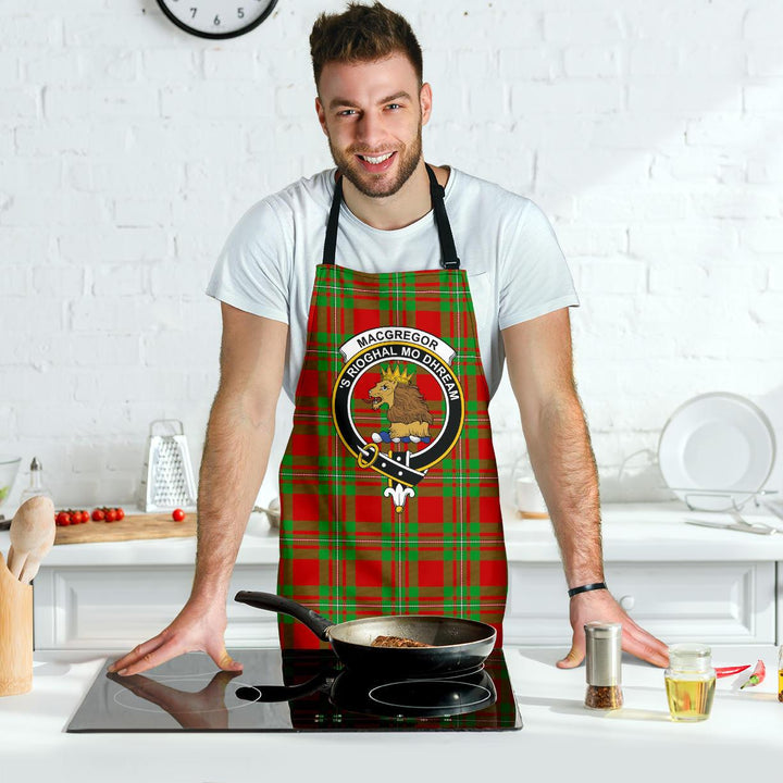 Scottish MacGregor Modern Clan Crest Tartan Apron Tartan Plaid 7