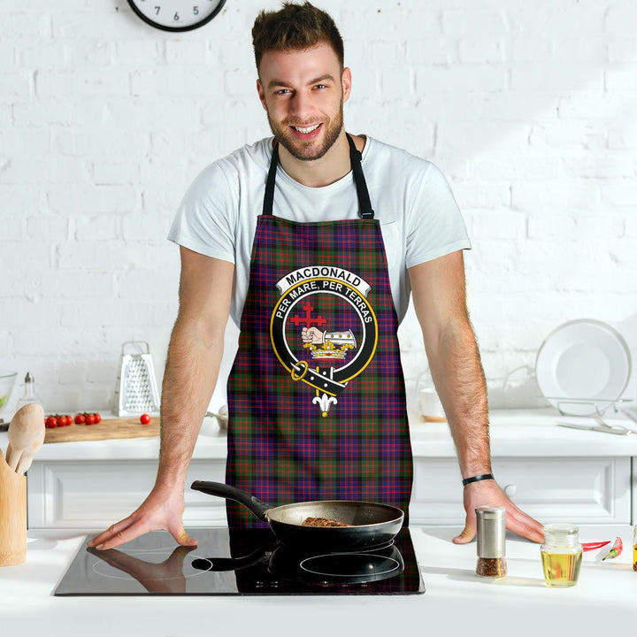 Scottish MacDonald Modern Clan Crest Tartan Apron Tartan Plaid 7