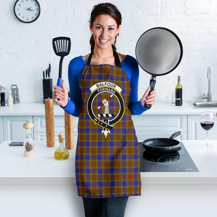 Scottish Balfour Modern Clan Crest Tartan Apron Tartan Plaid 3