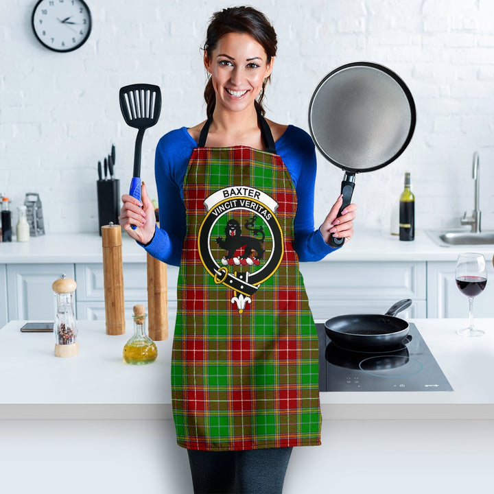 Scottish Baxter Modern Clan Crest Tartan Apron Tartan Plaid 3