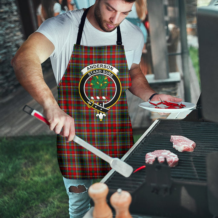 Scottish Anderson of Arbrake Clan Crest Tartan Apron Tartan Plaid 8