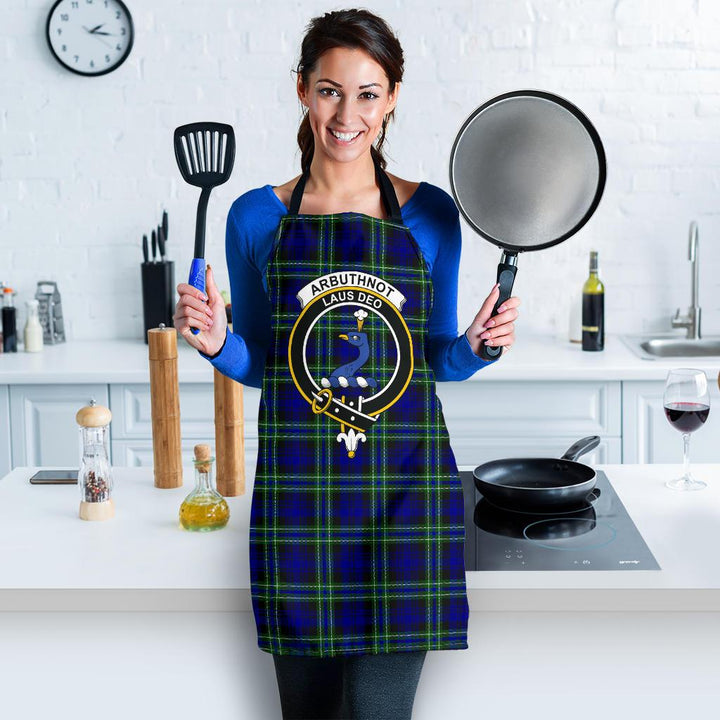 Scottish Arbuthnot Modern Clan Crest Tartan Apron Tartan Plaid 3
