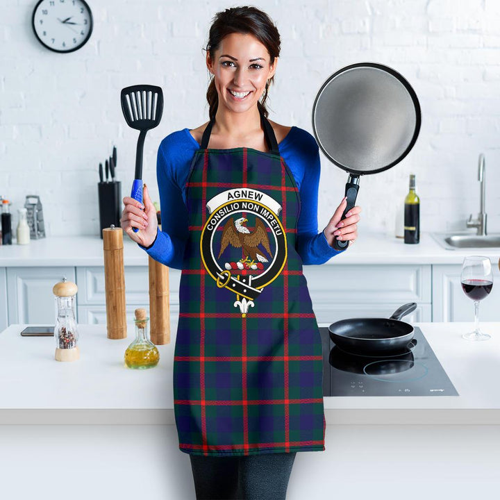 Scottish Agnew Modern Clan Crest Tartan Apron Tartan Plaid 3