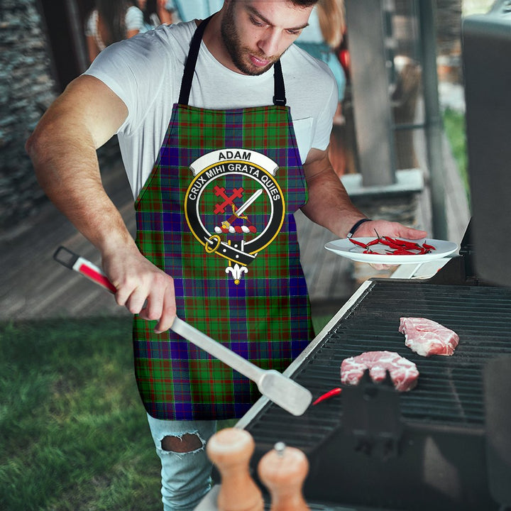 Scottish Adam Clan Crest Tartan Apron Tartan Plaid 8