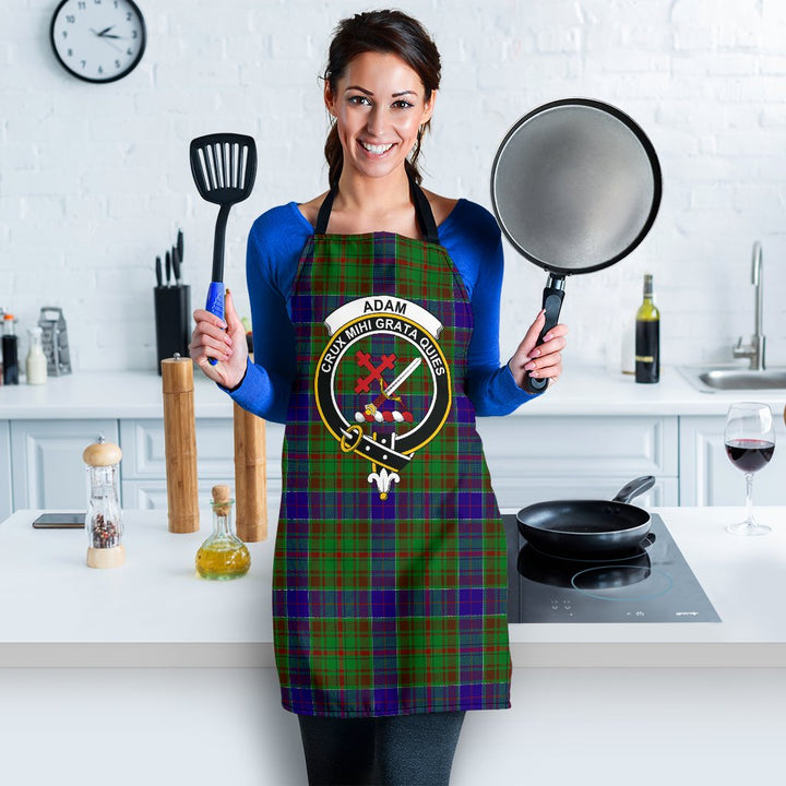 Scottish Adam Clan Crest Tartan Apron Tartan Plaid 3