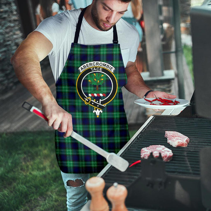 Scottish Abercrombie Clan Crest Tartan Apron Tartan Plaid 8