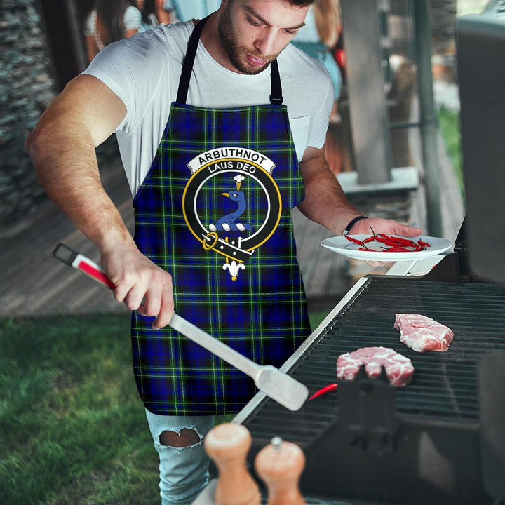 Scottish Arbuthnot Modern Clan Crest Tartan Apron Tartan Plaid 8