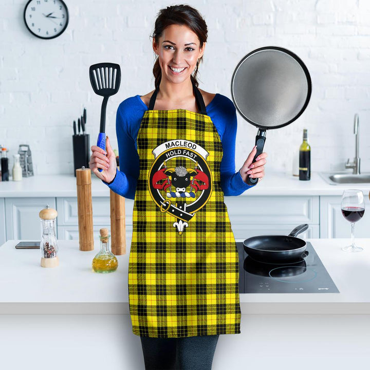 Scottish MacLeod of Lewis Modern Clan Crest Tartan Apron Tartan Plaid 3